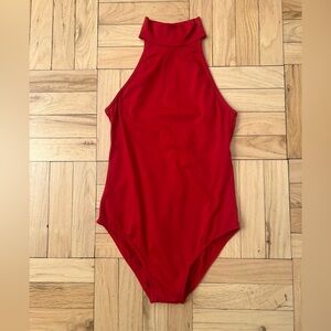 Bloch Red Women’s Leotard. Size S.